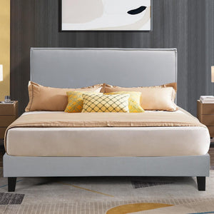 Nihill Bed Frame Light Grey Double