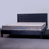 Lucca Bed Frame Black Velvet Queen