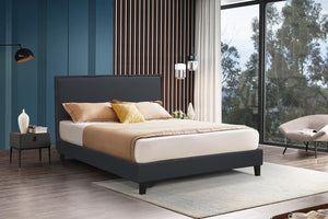 Nihill Bed Frame Dark Grey Double