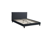 Nihill Bed Frame Black Velvet Double