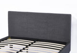 Comins Bed Frame Dark Grey Double