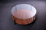 Clear Horizon Round Coffee Table