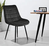 Gavin Dining Chair Velvet Black