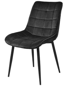 Gavin Dining Chair Velvet Black