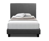 Vause Bed Frame Dark Grey King Single