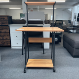 Magma computer desk with shelf