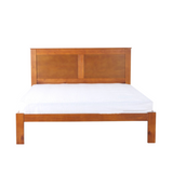 'Metro' Solid Pine Bed Frame Honey King