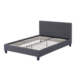 Comins Bed Frame Dark Grey Double