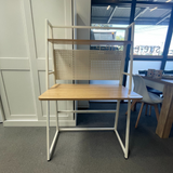 Garin desk with shelf