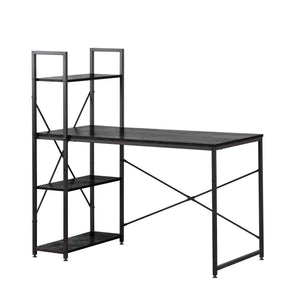 Alives Desk with Shelf (Black)