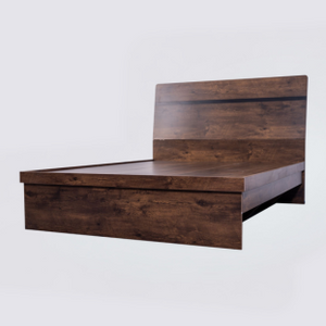 'Byron' Dark Oak Bed frame with Storage Queen