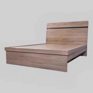 'Byron' Light Oak Bed frame with Storage Queen