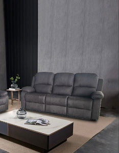 Motion Sofa 3 Seater Recliner Dark Grey