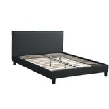 Nihill Bed Frame Dark Grey Queen